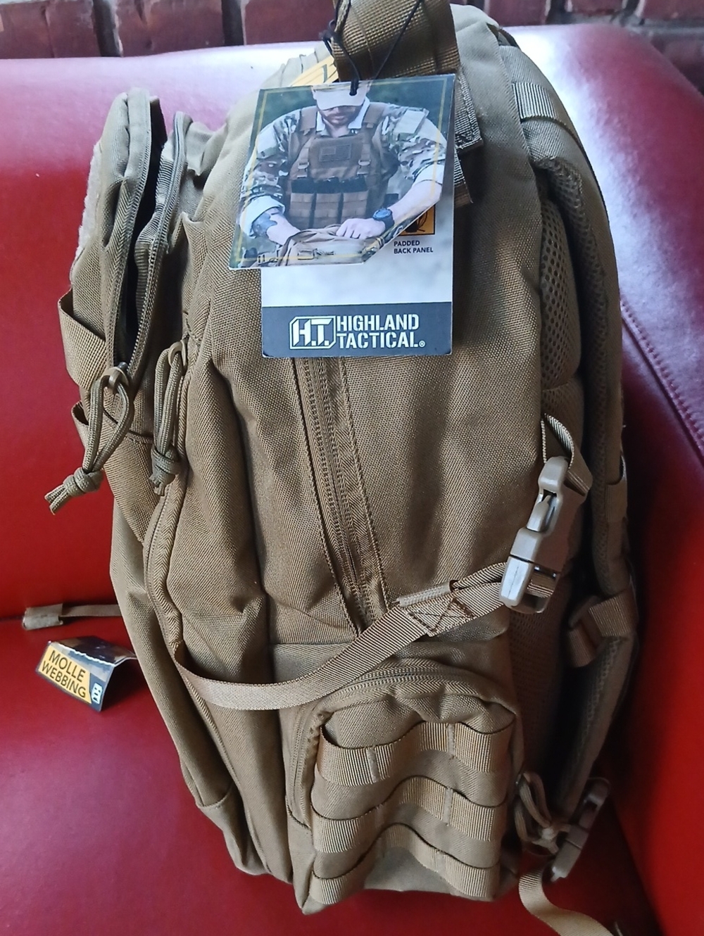 ✅️Tactical Hydration-Compatible Backpack - Coyote Brown - Picture 3 of 9